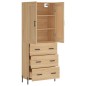 Highboard Sonoma-Eiche 69,5x34x180 cm Holzwerkstoff Highboard Sonoma-Eiche 69,5x34x180 cm Holzwerkstoff