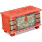 vidaXL Aufbewahrungstruhe Rot Mangoholz 80x40x45 cm vidaXL Aufbewahrungstruhe Rot Mangoholz 80x40x45 cm