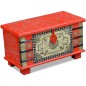 vidaXL Aufbewahrungstruhe Rot Mangoholz 80x40x45 cm vidaXL Aufbewahrungstruhe Rot Mangoholz 80x40x45 cm