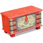 vidaXL Aufbewahrungstruhe Rot Mangoholz 80x40x45 cm vidaXL Aufbewahrungstruhe Rot Mangoholz 80x40x45 cm
