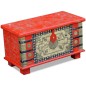 vidaXL Aufbewahrungstruhe Rot Mangoholz 80x40x45 cm vidaXL Aufbewahrungstruhe Rot Mangoholz 80x40x45 cm