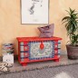 vidaXL Aufbewahrungstruhe Rot Mangoholz 80x40x45 cm vidaXL Aufbewahrungstruhe Rot Mangoholz 80x40x45 cm