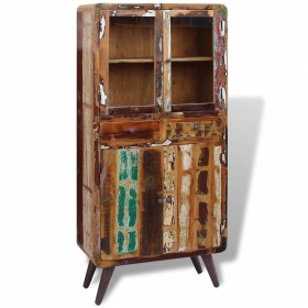 vidaXL Küchenschrank Massives Altholz 90x40x190 cm