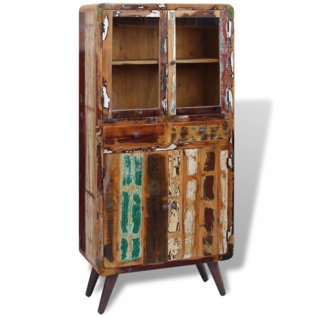 vidaXL Küchenschrank Massives Altholz 90x40x190 cm