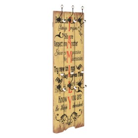 vidaXL Wandgarderobe mit 6 Haken 120 x 40 cm "FAMILY" 
