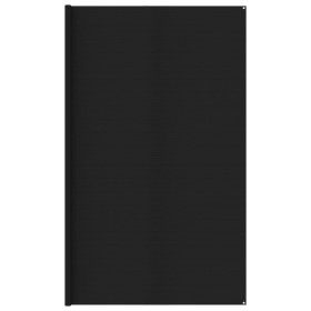vidaXL Zeltteppich 400x800 cm Schwarz HDPE
