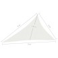 vidaXL Sonnensegel 160 g/m² Weiß 3x4x5 m HDPE vidaXL Sonnensegel 160 g/m² Weiß 3x4x5 m HDPE