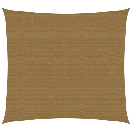 vidaXL Sonnensegel 160 g/m² Taupe 3,6x3,6 m HDPE