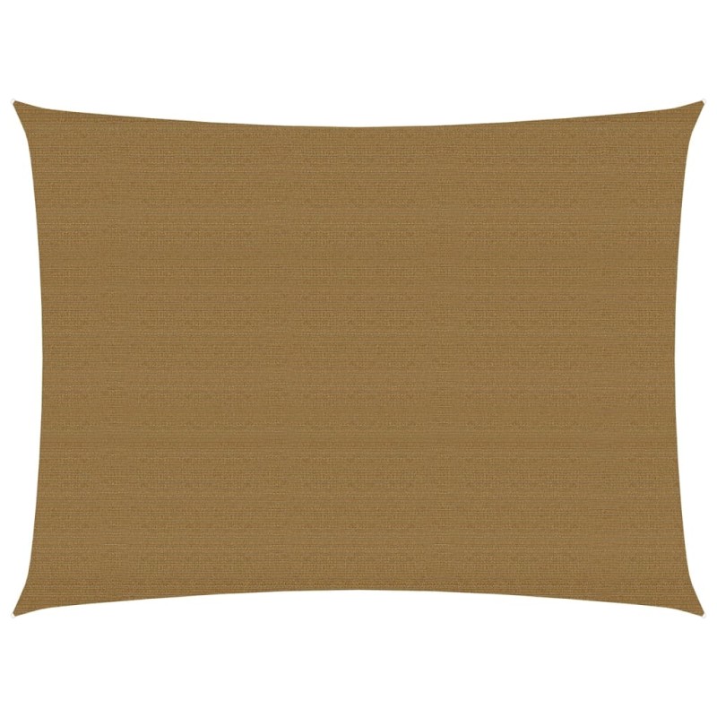 vidaXL Sonnensegel 160 g/m² Taupe 2x3,5 m HDPE vidaXL Sonnensegel 160 g/m² Taupe 2x3,5 m HDPE