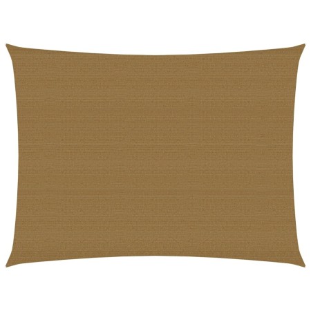 vidaXL Sonnensegel 160 g/m² Taupe 2x3,5 m HDPE
