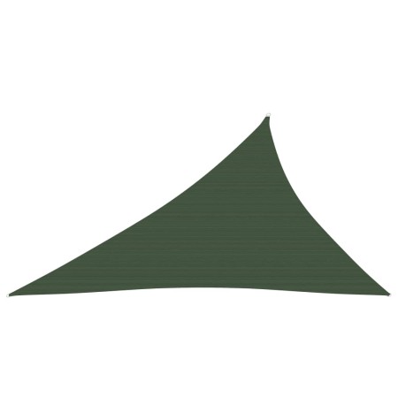 vidaXL Sonnensegel 160 g/m² Dunkelgrün 3x4x5 m HDPE