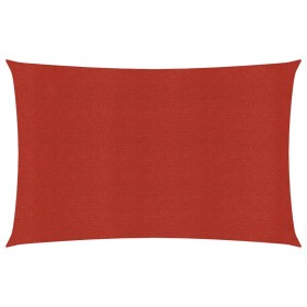 vidaXL Sonnensegel 160 g/m² Rot 3x4,5 m HDPE