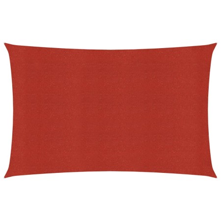 vidaXL Sonnensegel 160 g/m² Rot 3x4,5 m HDPE