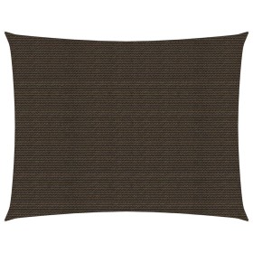 vidaXL Sonnensegel 160 g/m² Braun 2,5x4,5 m HDPE