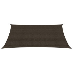 vidaXL Sonnensegel 160 g/m² Braun 2,5x4,5 m HDPE