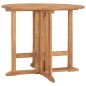vidaXL Klappbarer Garten-Esstisch Ø90x75 cm Massivholz Teak vidaXL Klappbarer Garten-Esstisch Ø90x75 cm Massivholz Teak