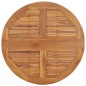vidaXL Klappbarer Garten-Esstisch Ø90x75 cm Massivholz Teak vidaXL Klappbarer Garten-Esstisch Ø90x75 cm Massivholz Teak
