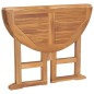 vidaXL Klappbarer Garten-Esstisch Ø90x75 cm Massivholz Teak vidaXL Klappbarer Garten-Esstisch Ø90x75 cm Massivholz Teak