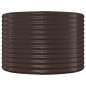 vidaXL Hochbeet Pulverbeschichteter Stahl 249x100x68 cm Braun vidaXL Hochbeet Pulverbeschichteter Stahl 249x100x68 cm Braun