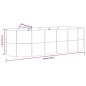 vidaXL Hochbeet Pulverbeschichteter Stahl 249x100x68 cm Braun vidaXL Hochbeet Pulverbeschichteter Stahl 249x100x68 cm Braun
