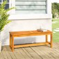 vidaXL Gartenbank 110x35x45 cm Massivholz Akazie vidaXL Gartenbank 110x35x45 cm Massivholz Akazie
