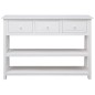 vidaXL Sideboard Weiß 108x30x76 cm Massivholz Paulownia vidaXL Sideboard Weiß 108x30x76 cm Massivholz Paulownia
