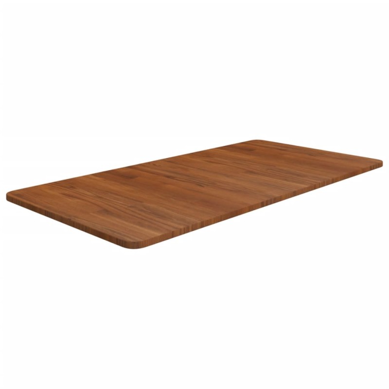 vidaXL Waschtischplatte Dunkelbraun 100x50x1,5 cm Massivholz Behandelt vidaXL Waschtischplatte Dunkelbraun 100x50x1,5 cm Massivholz Behandelt