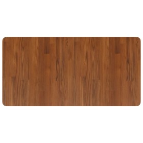 vidaXL Waschtischplatte Dunkelbraun 100x50x1,5 cm Massivholz Behandelt