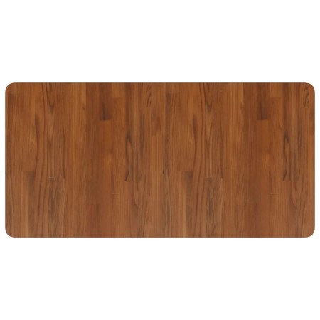 vidaXL Waschtischplatte Dunkelbraun 100x50x1,5 cm Massivholz Behandelt