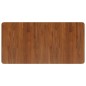 vidaXL Waschtischplatte Dunkelbraun 100x50x1,5 cm Massivholz Behandelt vidaXL Waschtischplatte Dunkelbraun 100x50x1,5 cm Massivholz Behandelt