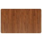 vidaXL Waschtischplatte Dunkelbraun 100x60x1,5 cm Massivholz Behandelt vidaXL Waschtischplatte Dunkelbraun 100x60x1,5 cm Massivholz Behandelt
