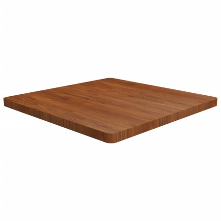 vidaXL Tischplatte Quadratisch Dunkelbraun 80x80x4cm Behandelte Eiche