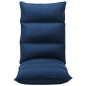 vidaXL Bodenstuhl Faltbar Blau Stoff vidaXL Bodenstuhl Faltbar Blau Stoff