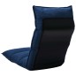 vidaXL Bodenstuhl Faltbar Blau Stoff vidaXL Bodenstuhl Faltbar Blau Stoff