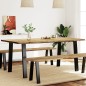 vidaXL Esstisch 150x90x75 cm Massivholz Akazie vidaXL Esstisch 150x90x75 cm Massivholz Akazie