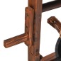 vidaXL Wunschbrunnen mit Pumpe 57x50x112 cm Massivholz Tanne
