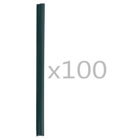vidaXL 100 Stk. Clips für Sichtschutzstreifen PVC Grün
