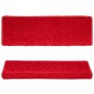 vidaXL Teppich-Treppenstufen 15 Stk. 65x21x4 cm Rot vidaXL Teppich-Treppenstufen 15 Stk. 65x21x4 cm Rot