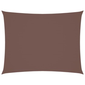 vidaXL Sonnensegel Oxford-Gewebe Rechteckig 3x4 m Braun