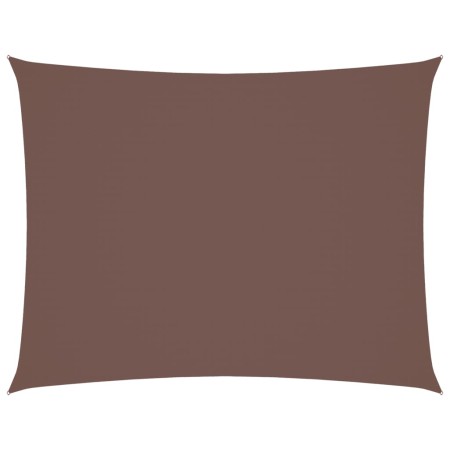 vidaXL Sonnensegel Oxford-Gewebe Rechteckig 3x4 m Braun