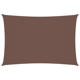 vidaXL Sonnensegel Oxford-Gewebe Rechteckig 3x5 m Braun