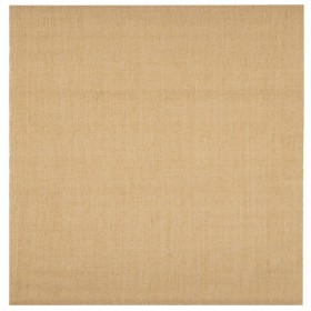 vidaXL Teppich Natur Sisal 100x100 cm