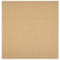 vidaXL Teppich Natur Sisal 100x100 cm vidaXL Teppich Natur Sisal 100x100 cm