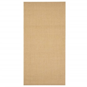 vidaXL Teppich Natur Sisal 100x200 cm