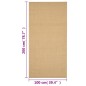 vidaXL Teppich Natur Sisal 100x200 cm vidaXL Teppich Natur Sisal 100x200 cm