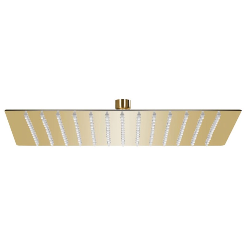 vidaXL Regenbrause Edelstahl 25x25 cm Quadrat Golden vidaXL Regenbrause Edelstahl 25x25 cm Quadrat Golden