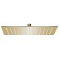 vidaXL Regenbrause Edelstahl 25x25 cm Quadrat Golden vidaXL Regenbrause Edelstahl 25x25 cm Quadrat Golden
