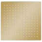 vidaXL Regenbrause Edelstahl 25x25 cm Quadrat Golden vidaXL Regenbrause Edelstahl 25x25 cm Quadrat Golden