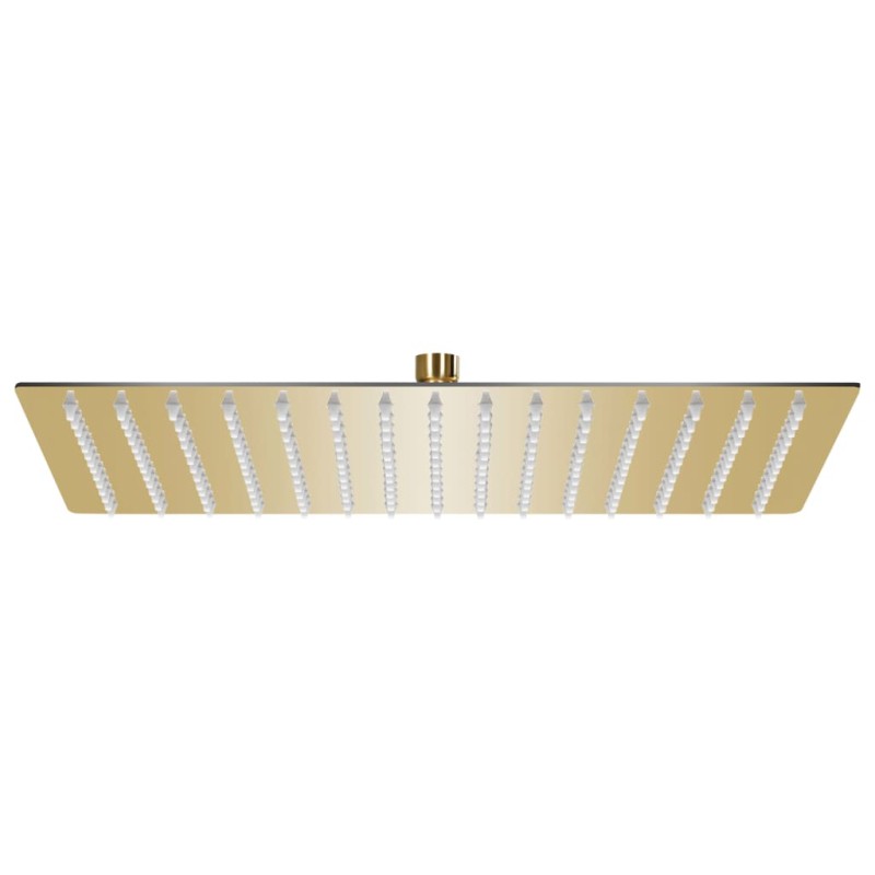 vidaXL Regenbrause Edelstahl 40x30 cm Rechteckig Golden vidaXL Regenbrause Edelstahl 40x30 cm Rechteckig Golden