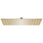 vidaXL Regenbrause Edelstahl 40x30 cm Rechteckig Golden vidaXL Regenbrause Edelstahl 40x30 cm Rechteckig Golden